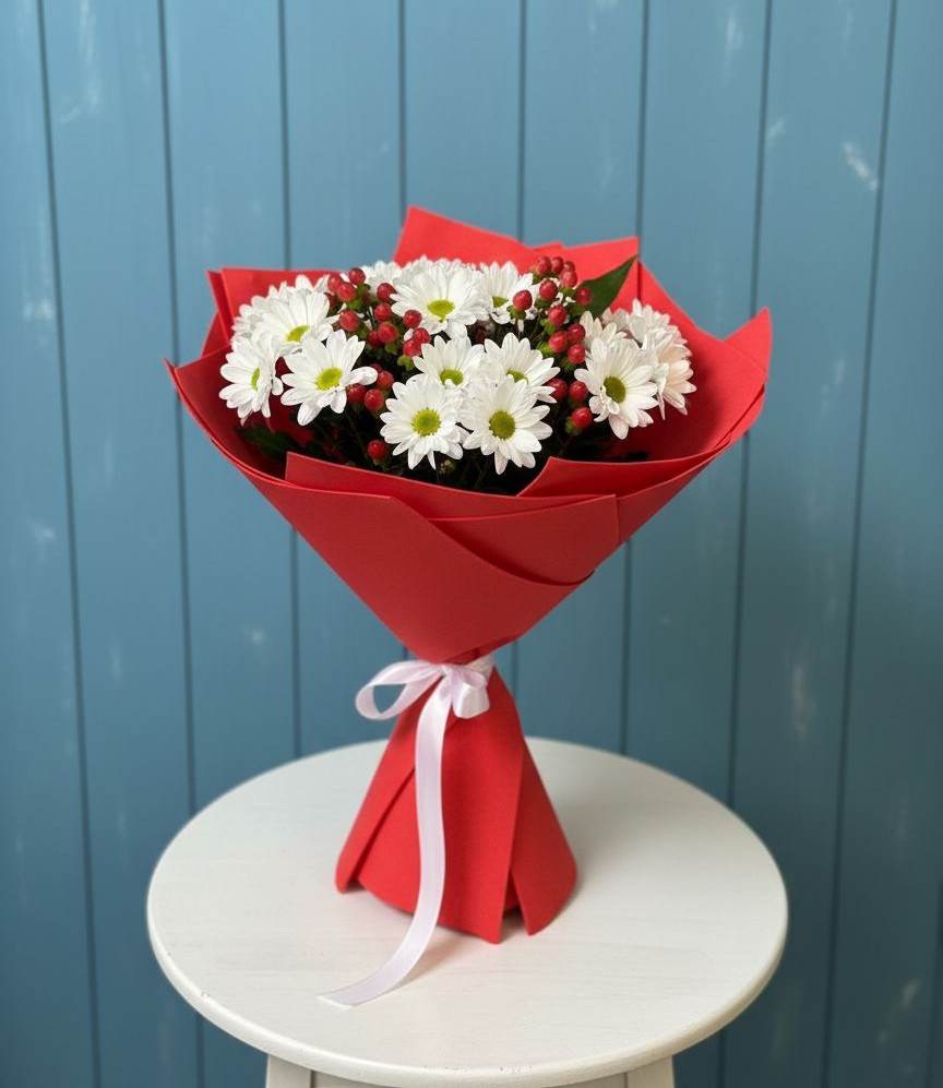 Букет цветов из: Хризантемы в Вязноватовке