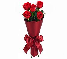 Букет 5 Красных роз Эдлесс Лав в Вязноватовке