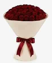 Букет 101 Бордовая роза Блэк Бакарра в Вязноватовке