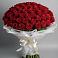 Букет 101 Красная роза Блэк Мэджик в Вязноватовке