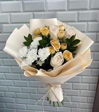 Букет цветов из:  Розы и Хризантемы в Вязноватовке