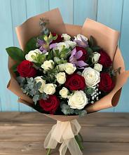 Букет цветов из:  Розы и Альстромерии в Вязноватовке