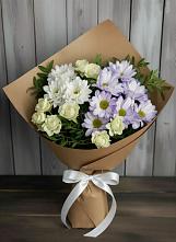 Букет цветов из:  Хризантемы и Розы #REPLACE_PRED# Вязноватовке