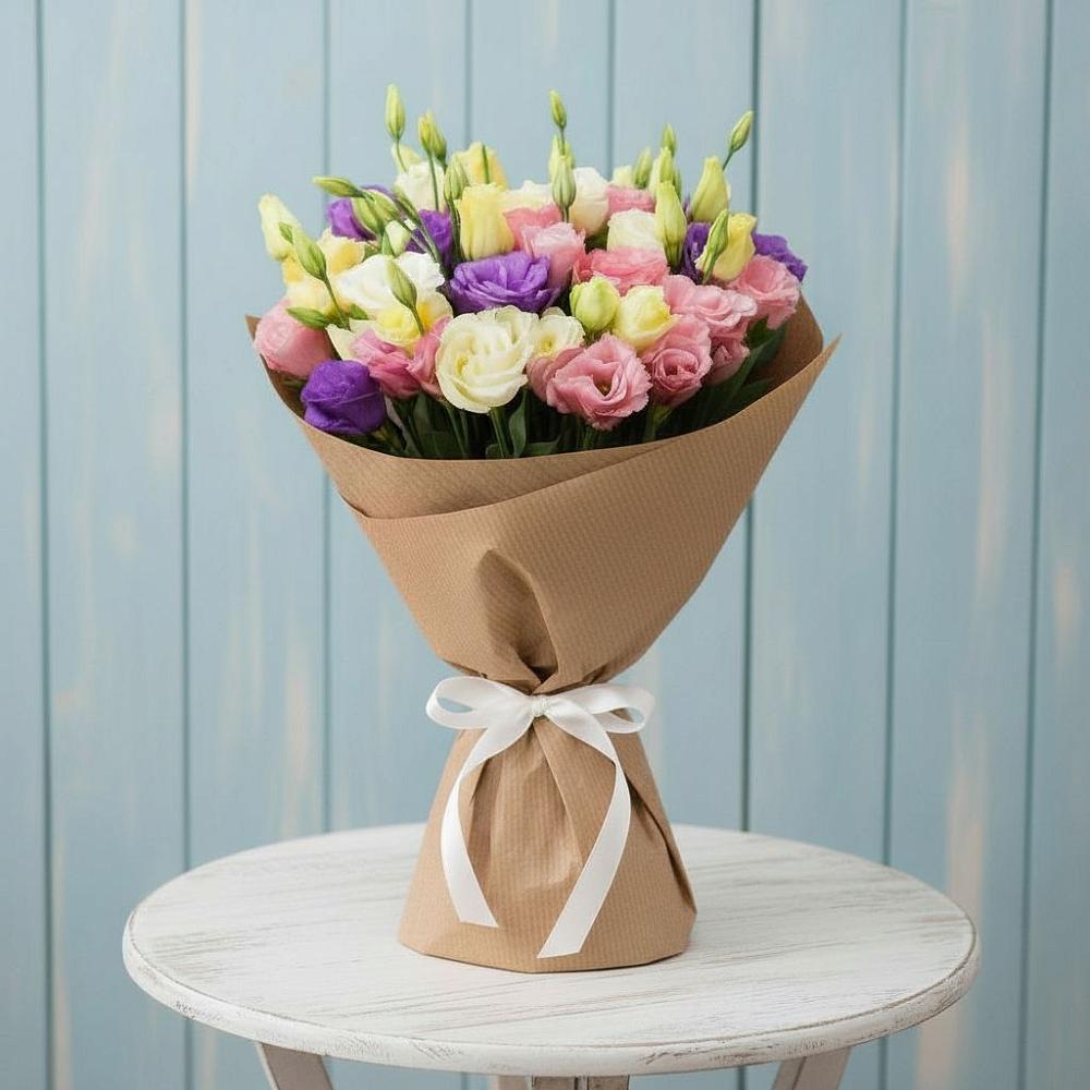 Букет цветов из: Лизиантусы в Вязноватовке