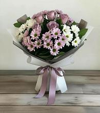 Букет цветов из:  Хризантемы и Розы в Вязноватовке