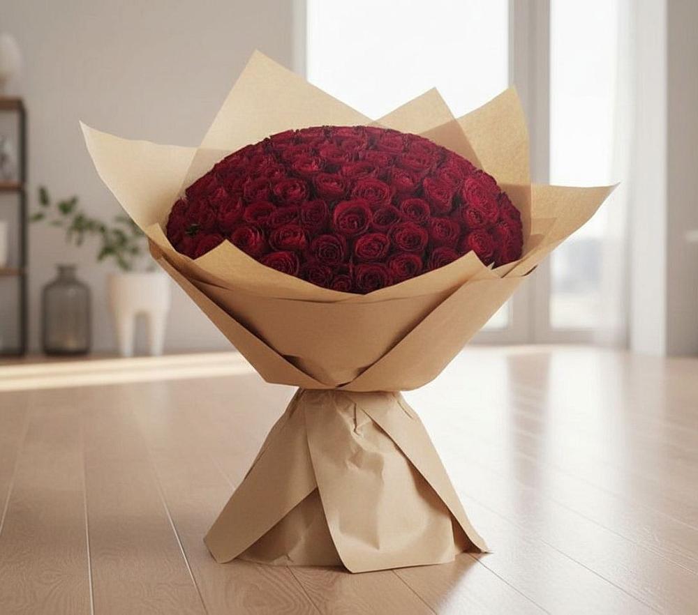 Букет 101 Красная роза в Вязноватовке