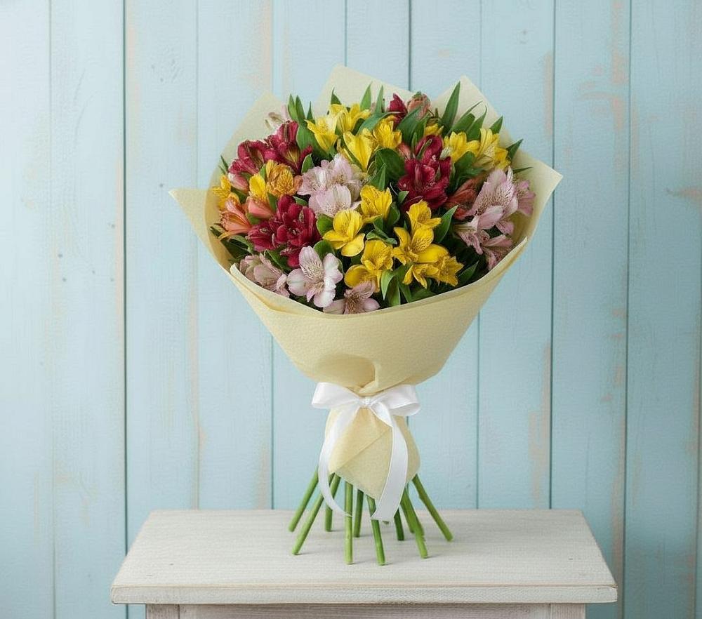 Букет цветов из: Альстромерии в Вязноватовке