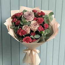 Букет цветов из:  Гвоздики и Розы в Вязноватовке