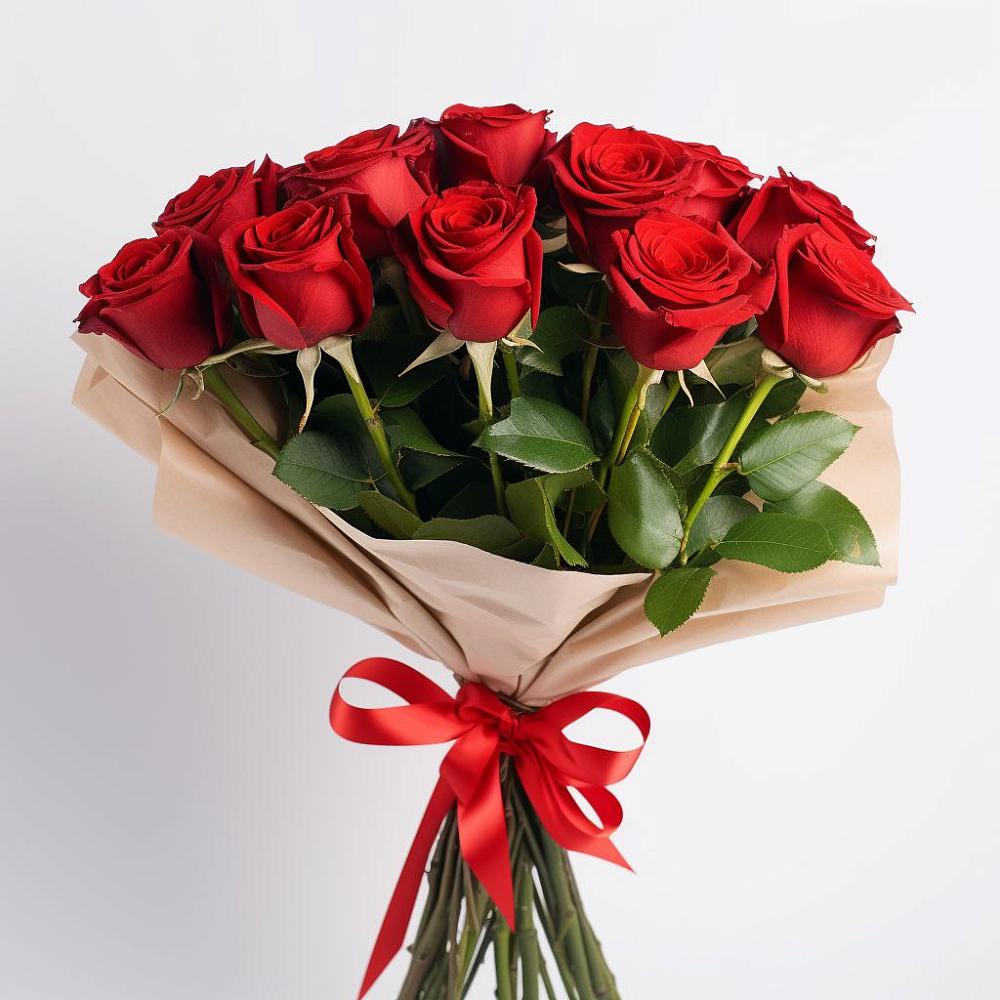 Букет 11 Красных роз Эдлесс Лав в Вязноватовке