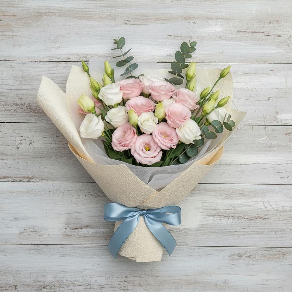 Букет цветов из: Лизиантусы в Вязноватовке